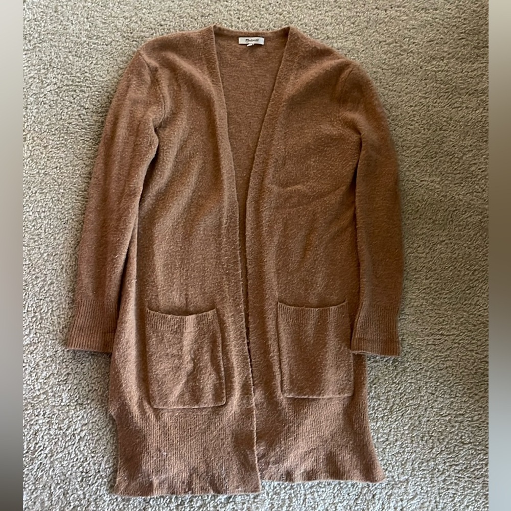 Madewell Women's Tan Cardigan Sweater